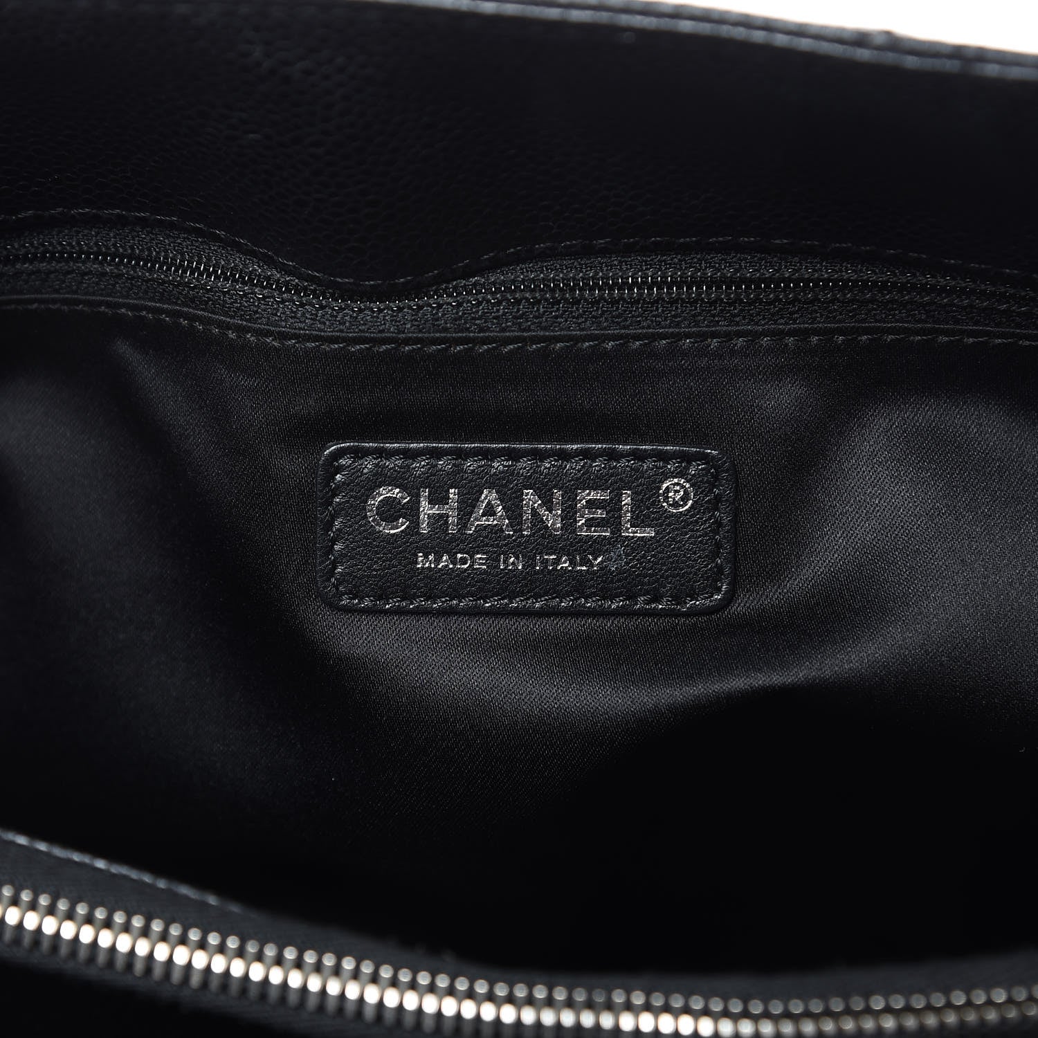 Chanel Caviar Quilted Grand Shopping Tote GST Black 8 of 10