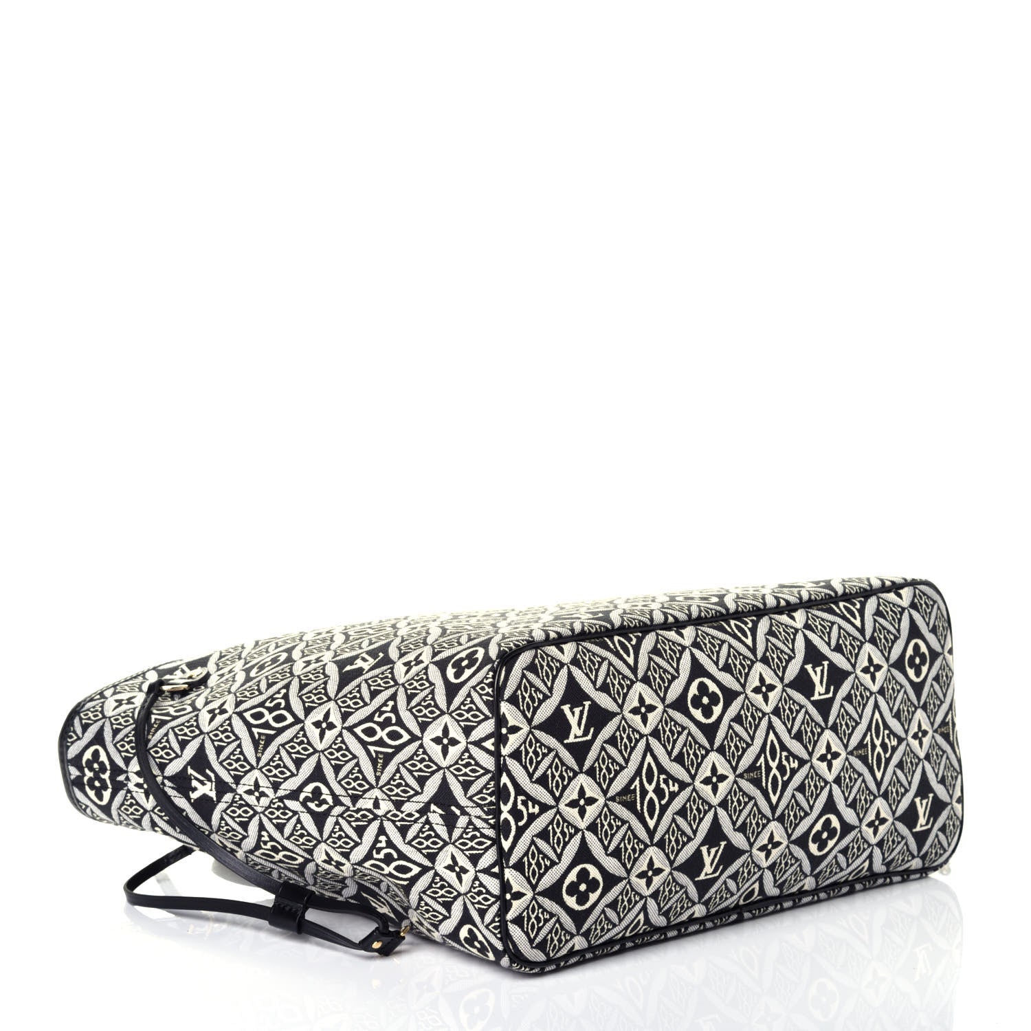 Louis Vuitton Jacquard Since 1854 Neverfull MM Grey 4 of 9
