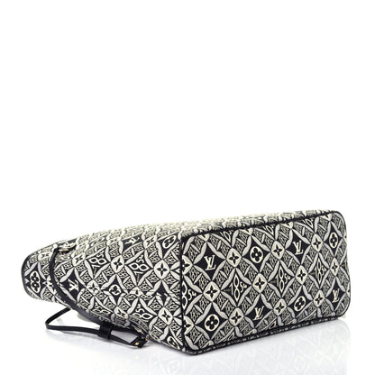 Louis Vuitton Jacquard Since 1854 Neverfull MM Grey 4 of 9