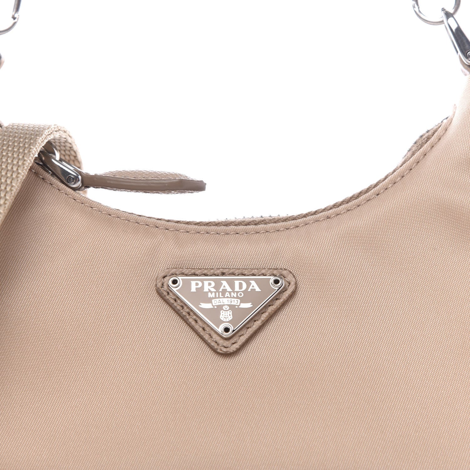 Prada Tessuto Nylon Saffiano Mini Re-Edition 2000 Shoulder Bag Cammeo 8 of 9
