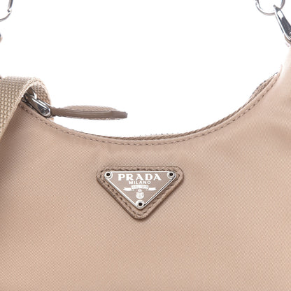 Prada Tessuto Nylon Saffiano Mini Re-Edition 2000 Shoulder Bag Cammeo 8 of 9