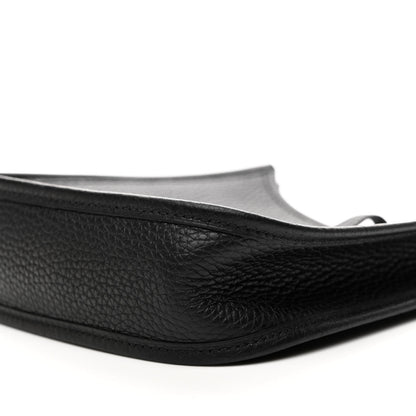 Hermes Taurillon Clemence Evelyne TPM Black 9 of 10