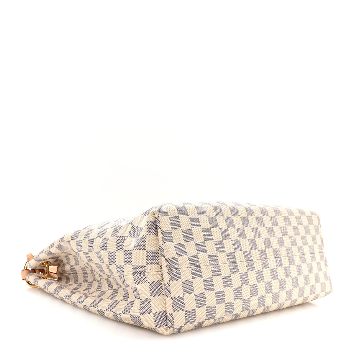 Louis Vuitton Damier Azur Graceful MM Rose Ballerine 4 of 10