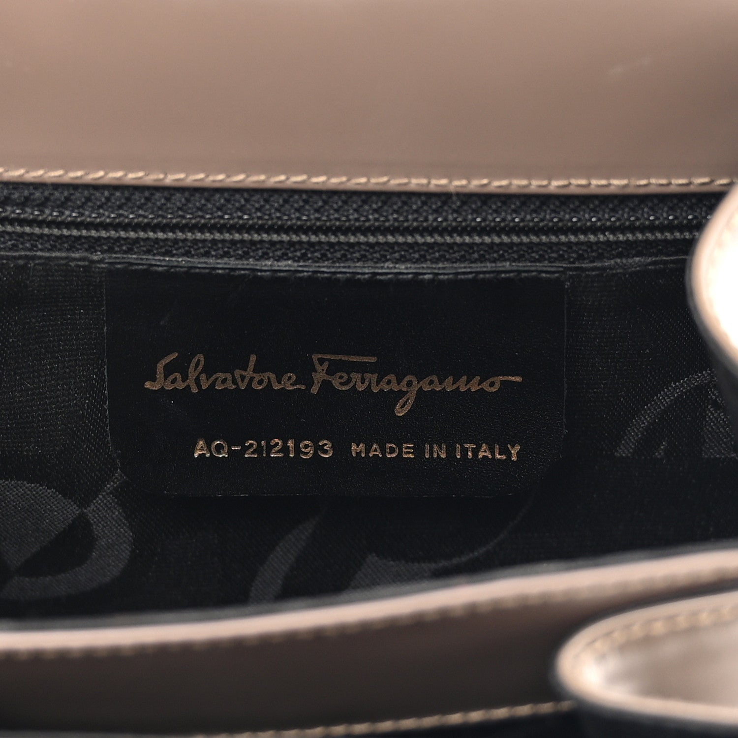 Salvatore Ferragamo Brushed Off Calfskin Small Iconic Top Handle Bag Grey 7 of 15