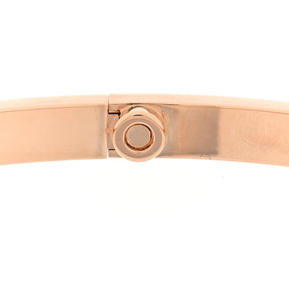 Cartier 18K Pink Gold Small LOVE Bracelet 19 5 of 7