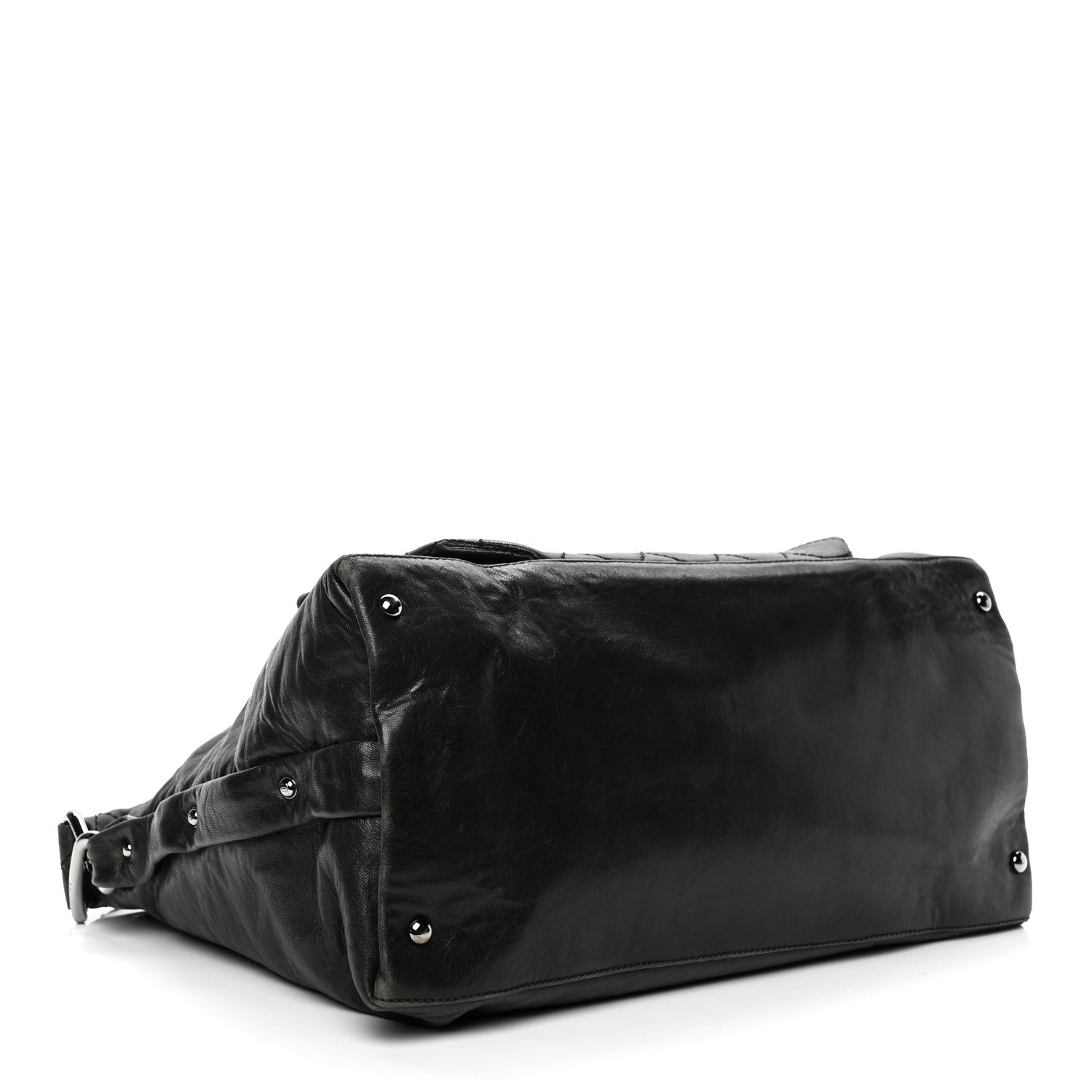 Chanel Lambskin Quilted 8 Knots Hobo Black 3 of 5
