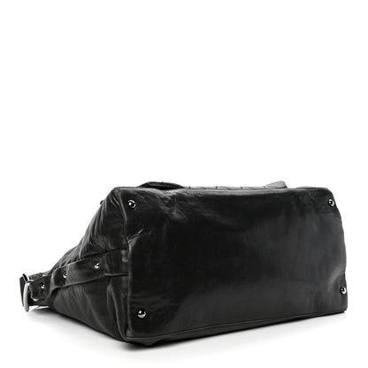 Chanel Lambskin Quilted 8 Knots Hobo Black 3 of 5