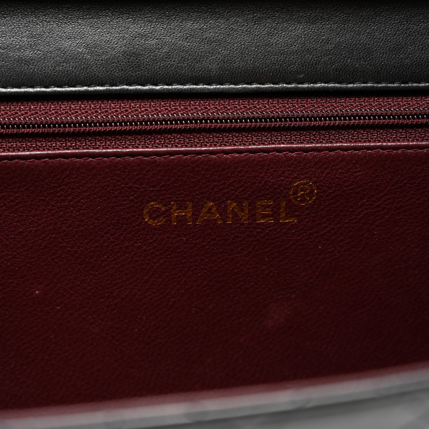 Lambskin Quilted Medium Single Flap Black