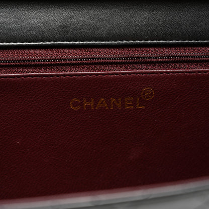 Chanel Lambskin Quilted Medium Single Flap Black 6 of 11