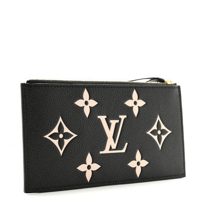 Louis Vuitton Empreinte Monogram Giant Crafty Pochette Felicie Zippered Insert Black 3 of 6