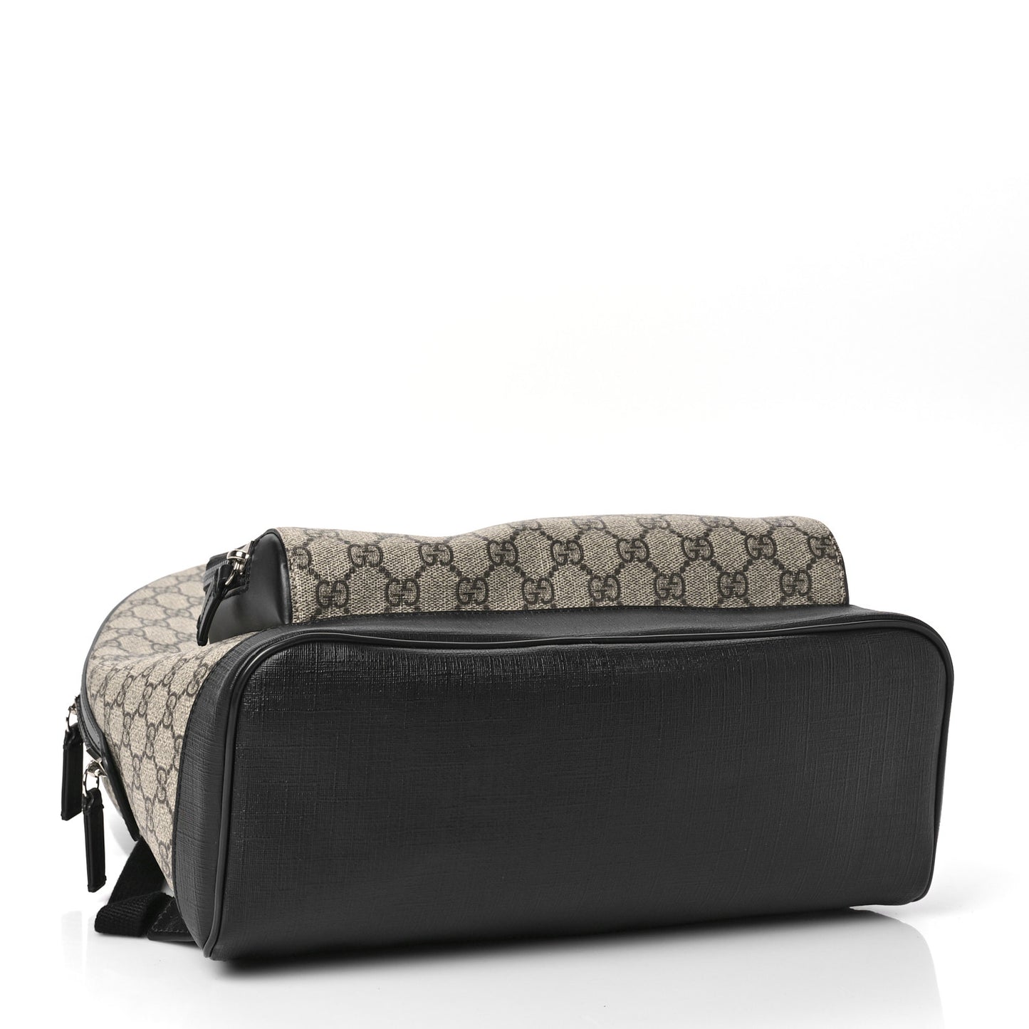 GG Supreme Monogram Medium Backpack Black