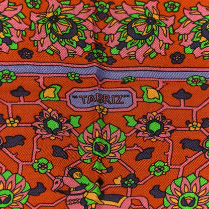 Hermes Cashmere Silk Tabriz Shawl 140 4 of 9