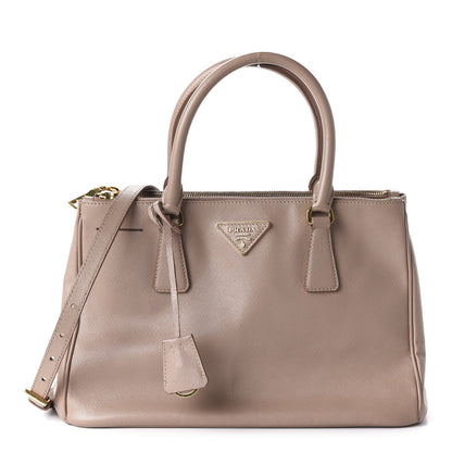 Prada Saffiano Small Galleria Double Zip Tote Cammeo 1 of 11