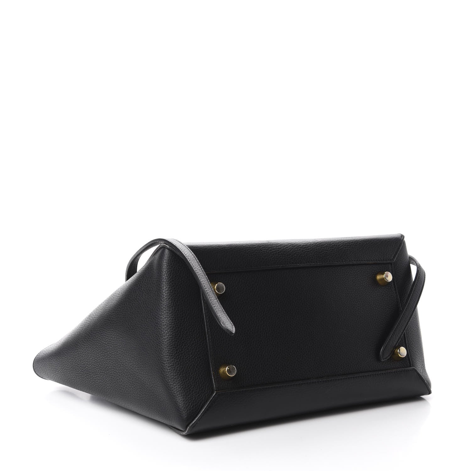 Celine Drummed Calfskin Mini Belt Bag Black 4 of 13