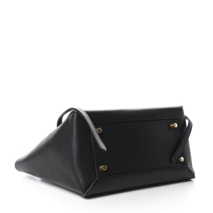 Celine Drummed Calfskin Mini Belt Bag Black 4 of 13