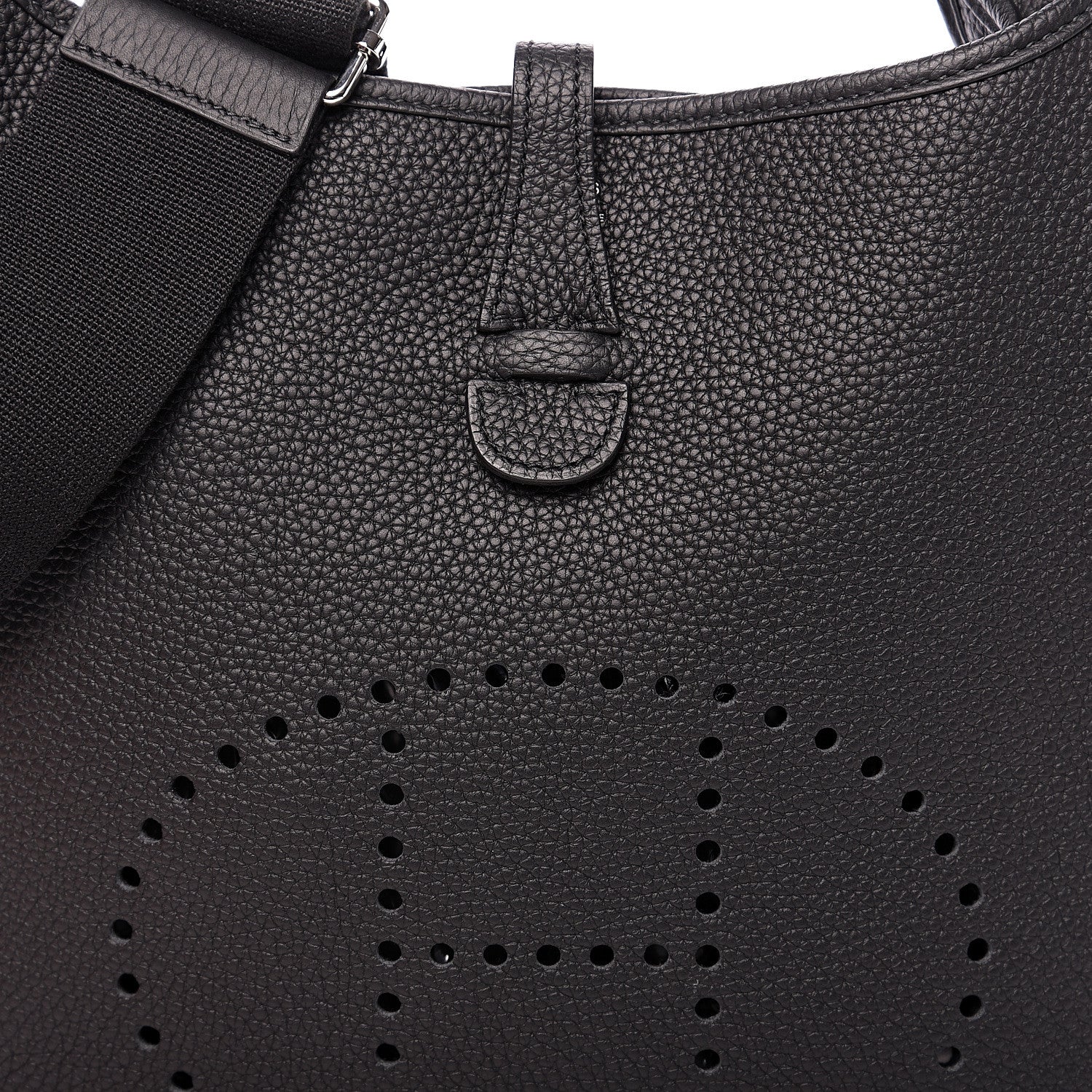 Hermes Taurillon Clemence Evelyne III PM Black 7 of 10