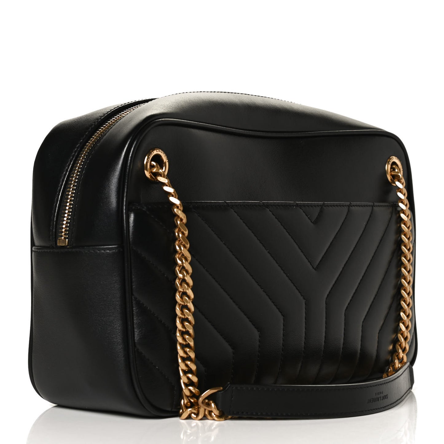 Calfskin Matelasse Joan Camera Bag Black
