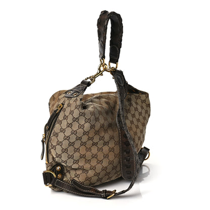 Gucci Monogram Medium Darwin Convertible Backpack Brown 2 of 10