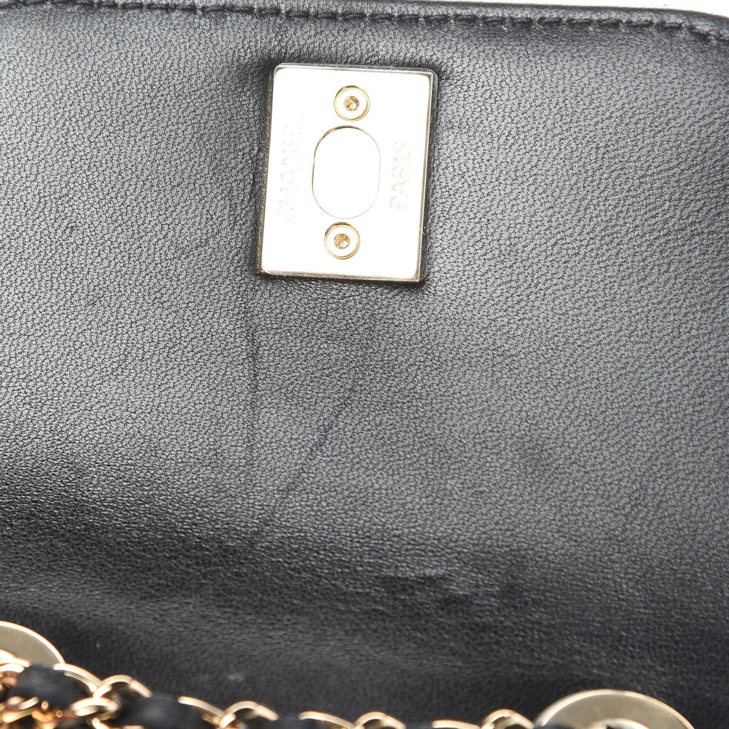 Lambskin Quilted Mini Trendy CC Chain Wallet Black