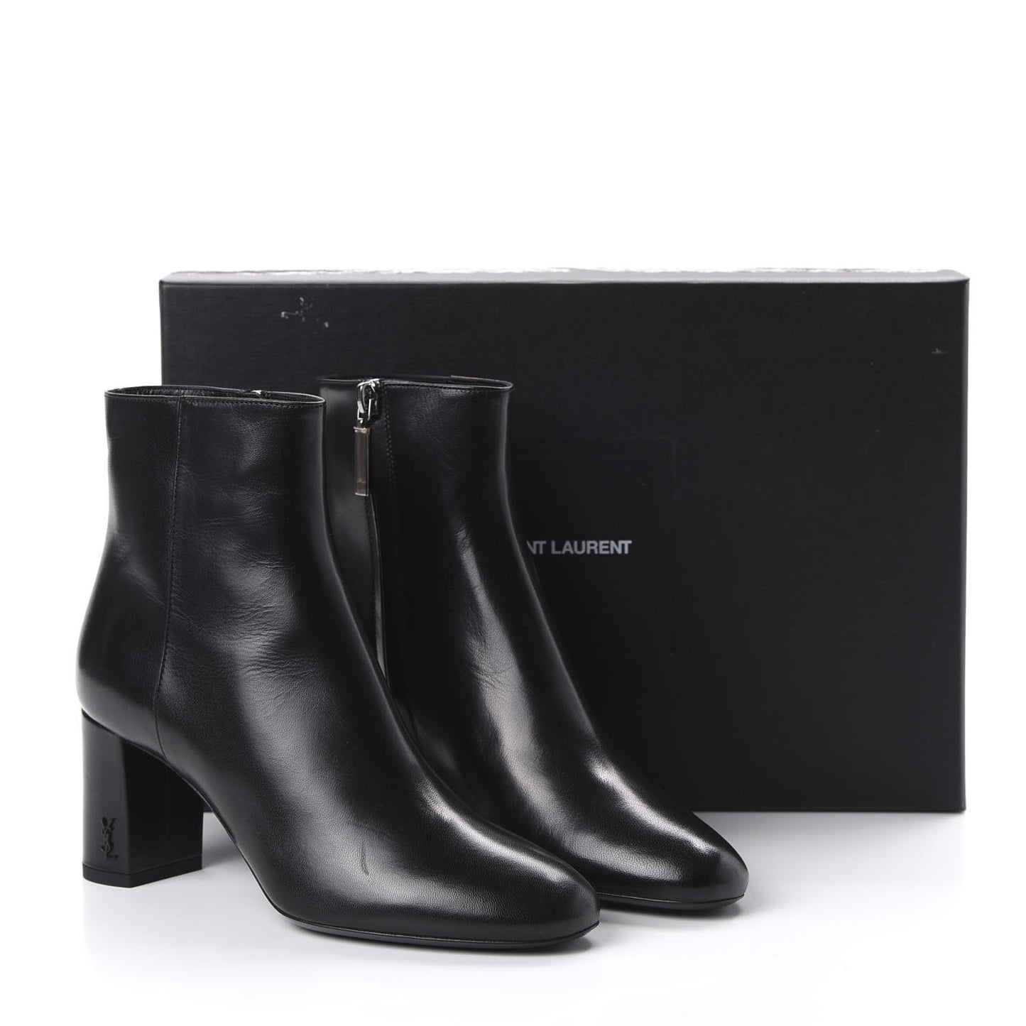 Nappa Loulou Ankle Zip Boot 36 Black