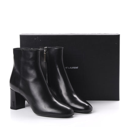 Saint Laurent Nappa Loulou Ankle Zip Boot 36 Black 9 of 9