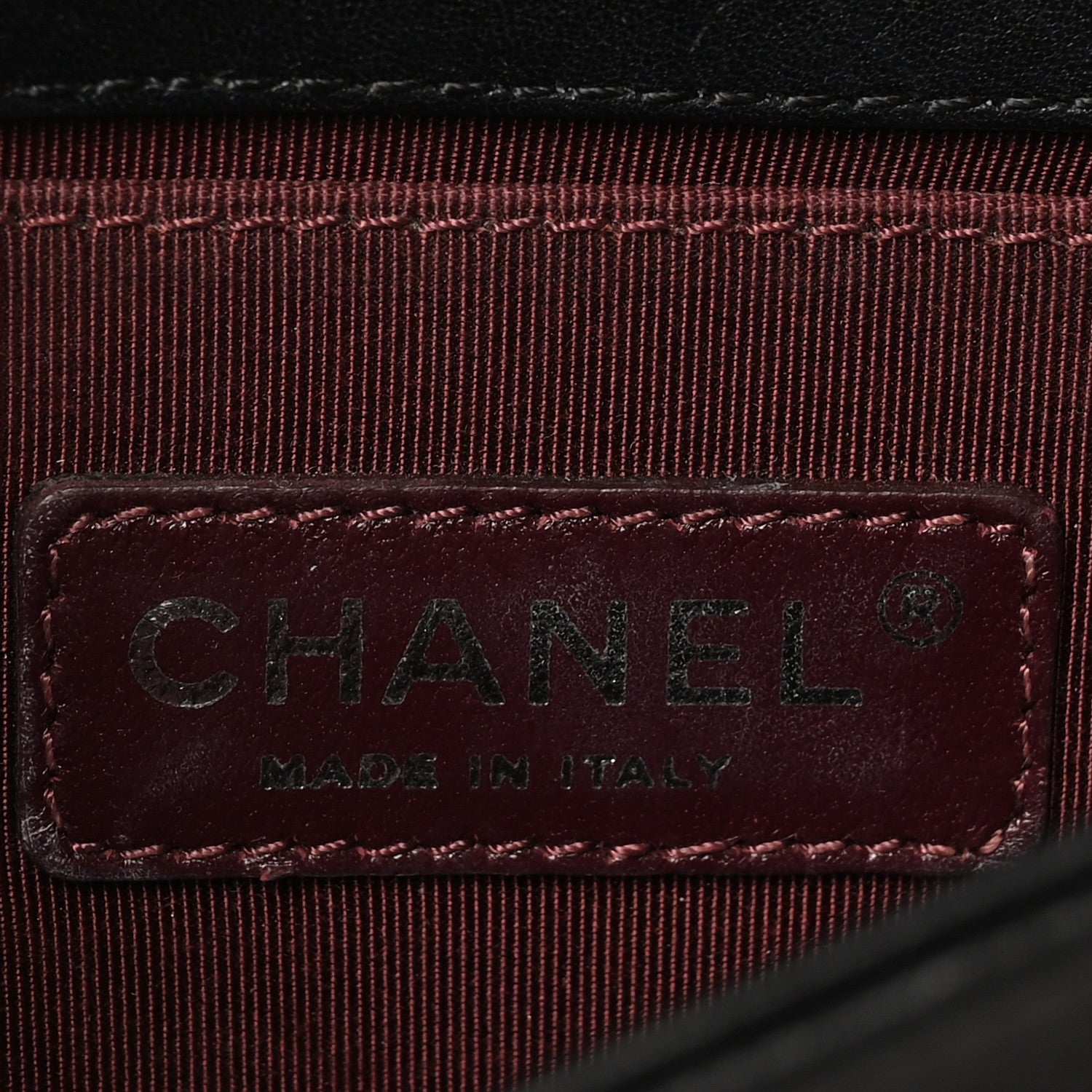 Chanel Calfskin Tweed Chain Small Boy Flap Black 6 of 10