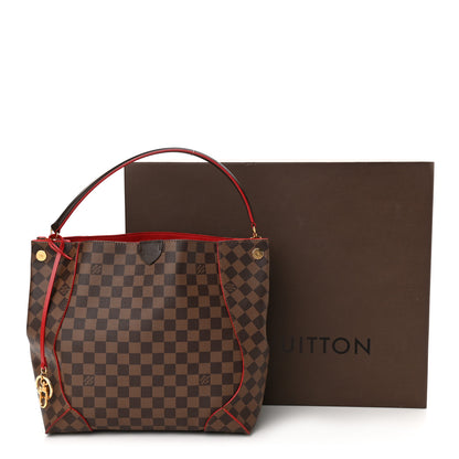 Louis Vuitton Damier Ebene Caissa Hobo Cherry 11 of 11