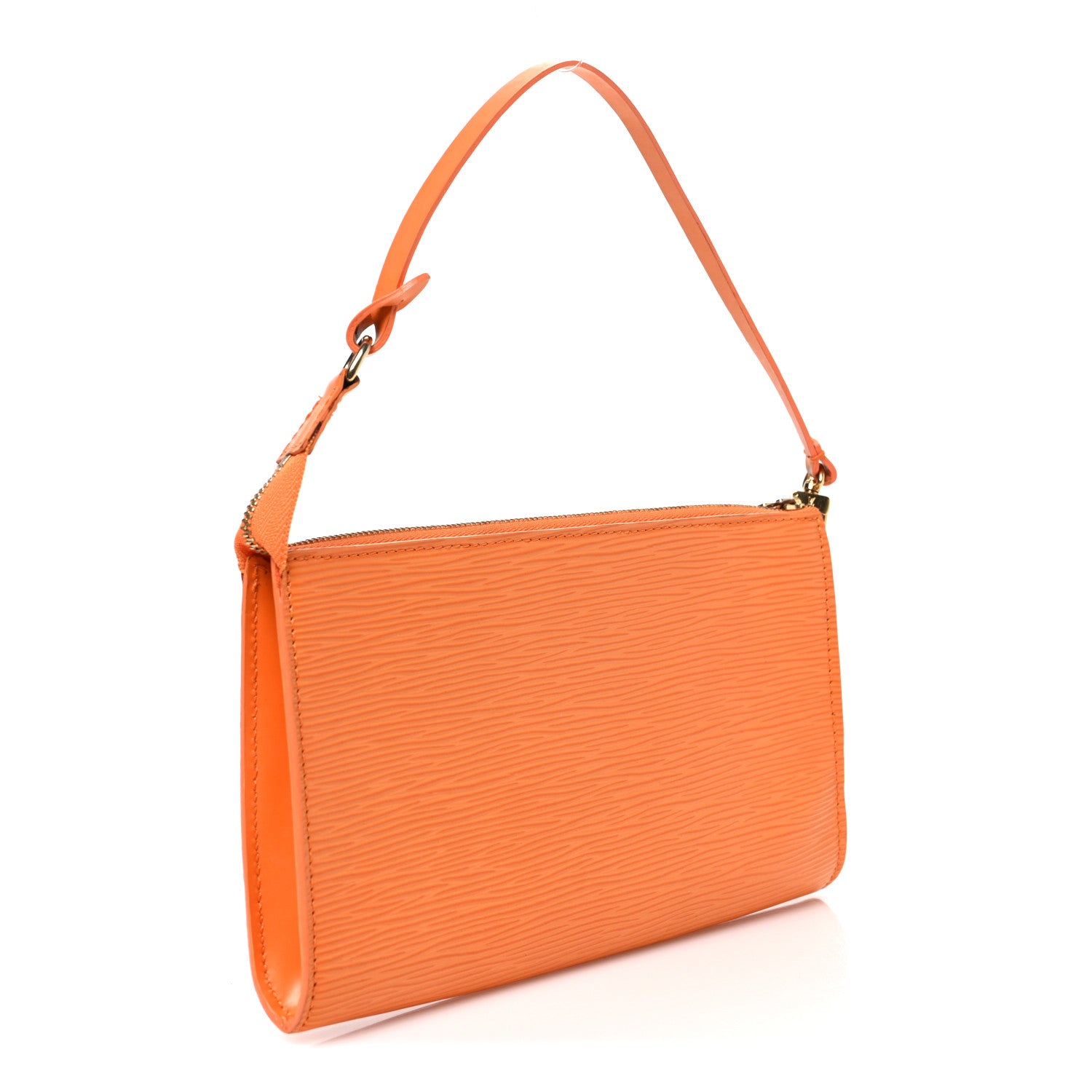 Louis Vuitton Epi Pochette Accessories 24 Mandarin 2 of 9