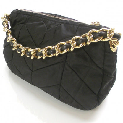 Prada Tessuto Nylon Chevron Bag Nero 3 of 9