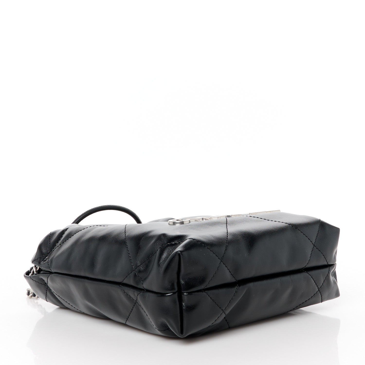 Chanel Shiny Calfskin Quilted Mini Chanel 22 Black 4 of 11