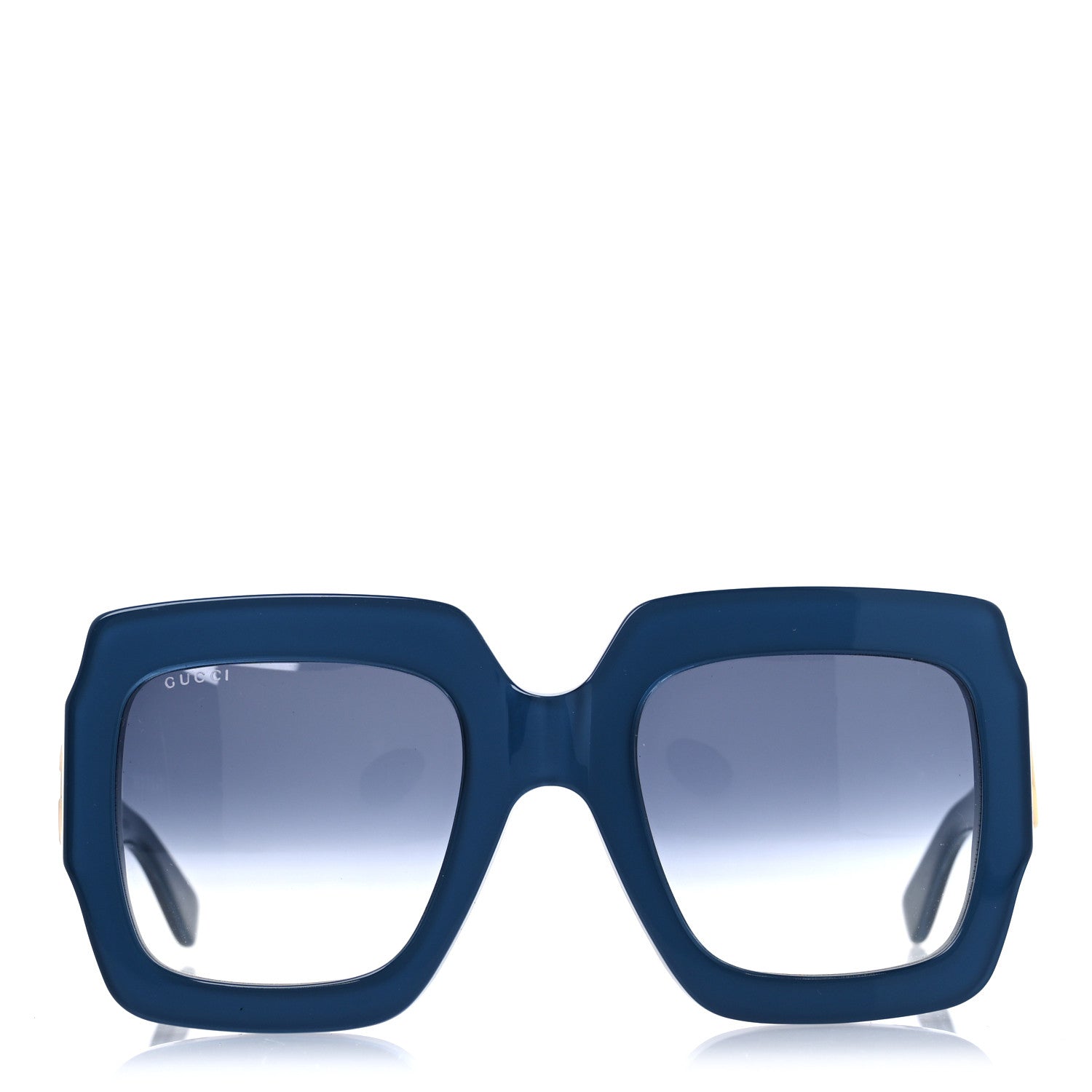 Gucci Acetate Square Web Frame GG0178S Sunglasses Navy 2 of 8