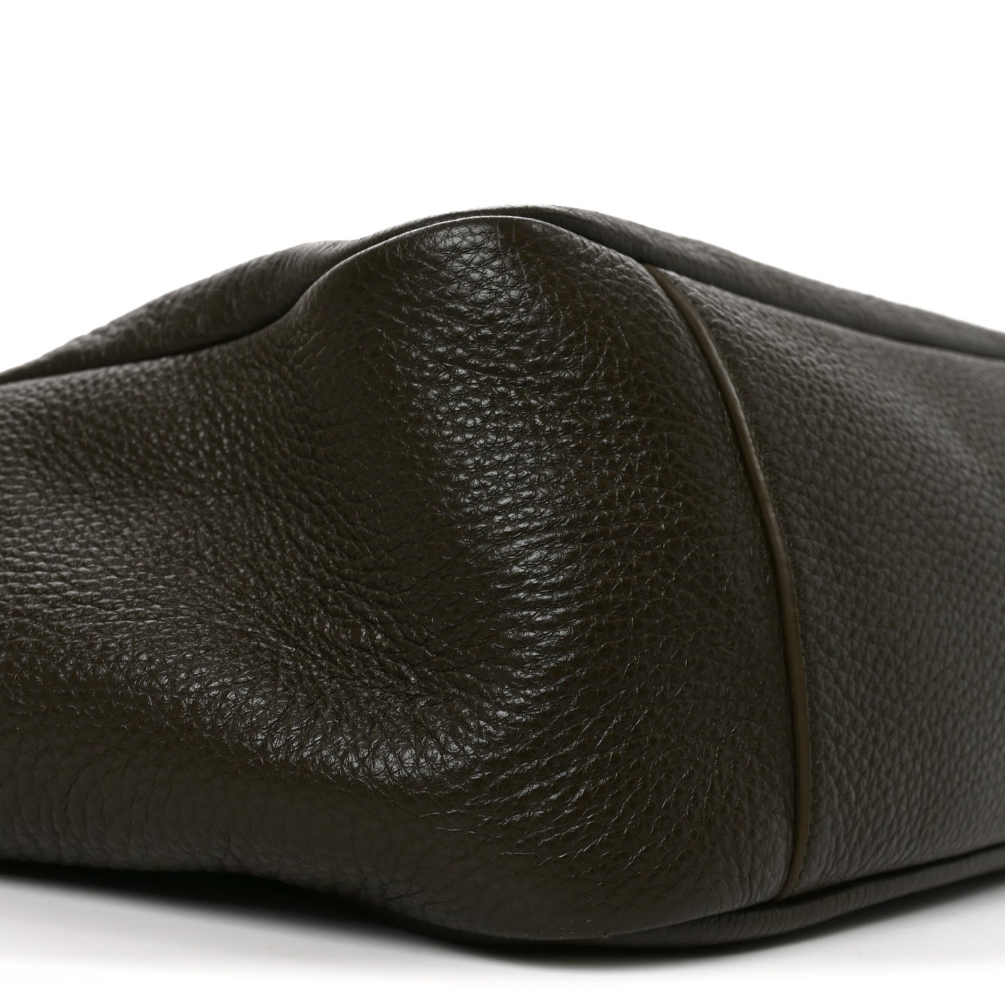 Grained Deerskin Bea Tote Light Musk