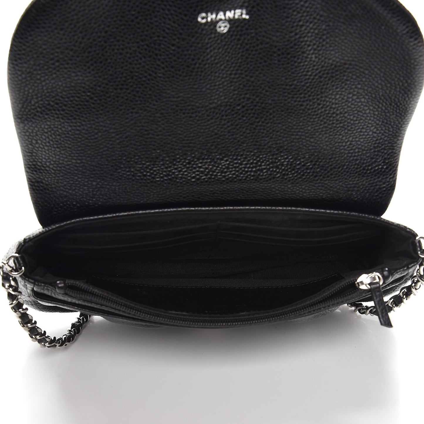 Caviar Half Moon Wallet On Chain WOC Black