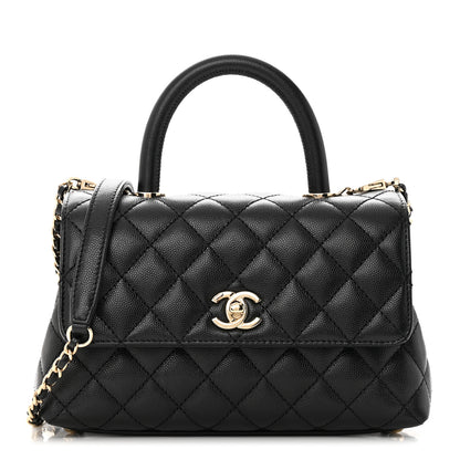 Chanel Caviar Quilted Mini Coco Handle Flap Black 1 of 13