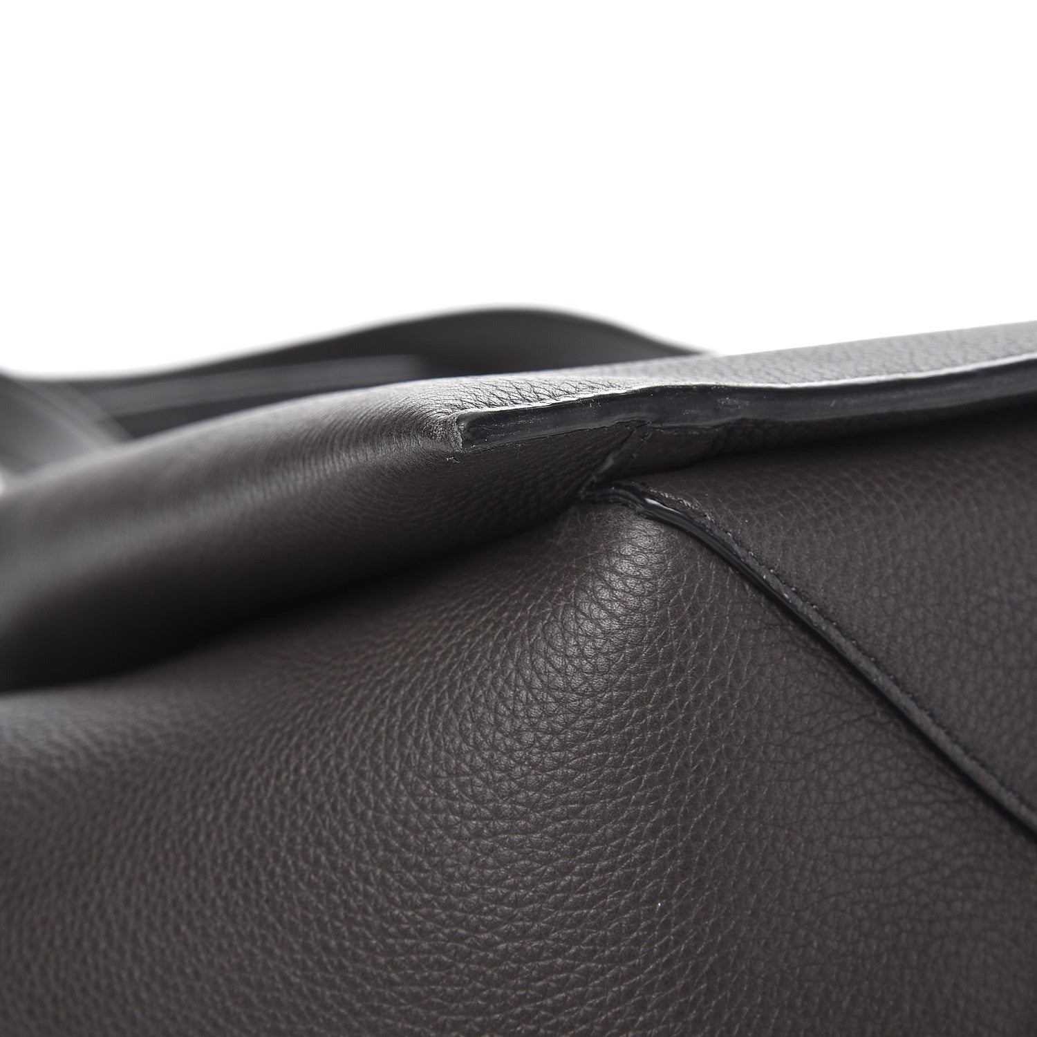 Celine Baby Grained Calfskin Small Tri-Fold Bag Anthracite 11 of 14