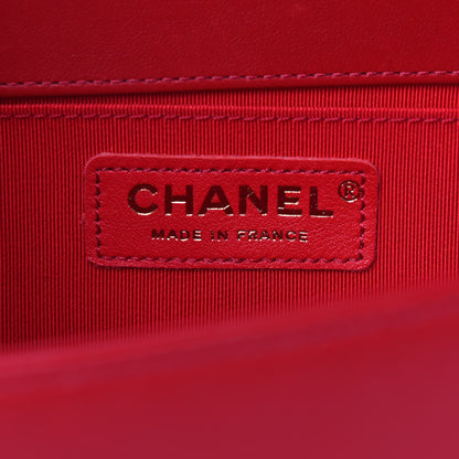 Chanel Calfskin Quilted Medium Boy Flap Red 6 of 11