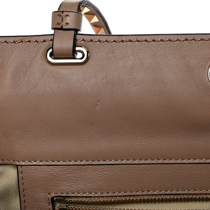 Valentino Garavani Vitello Medium Rockstud Tote Alpaca 12 of 23