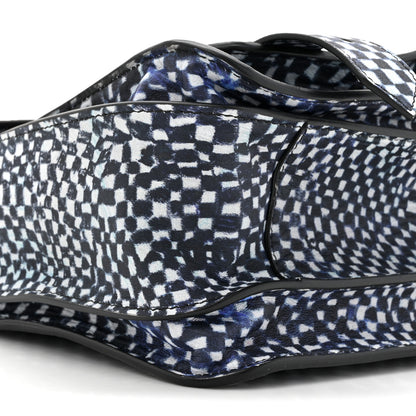 Proenza Schouler X HARMONY KORINE Calfskin PS1 Check Success Medium Satchel Blue 9 of 12
