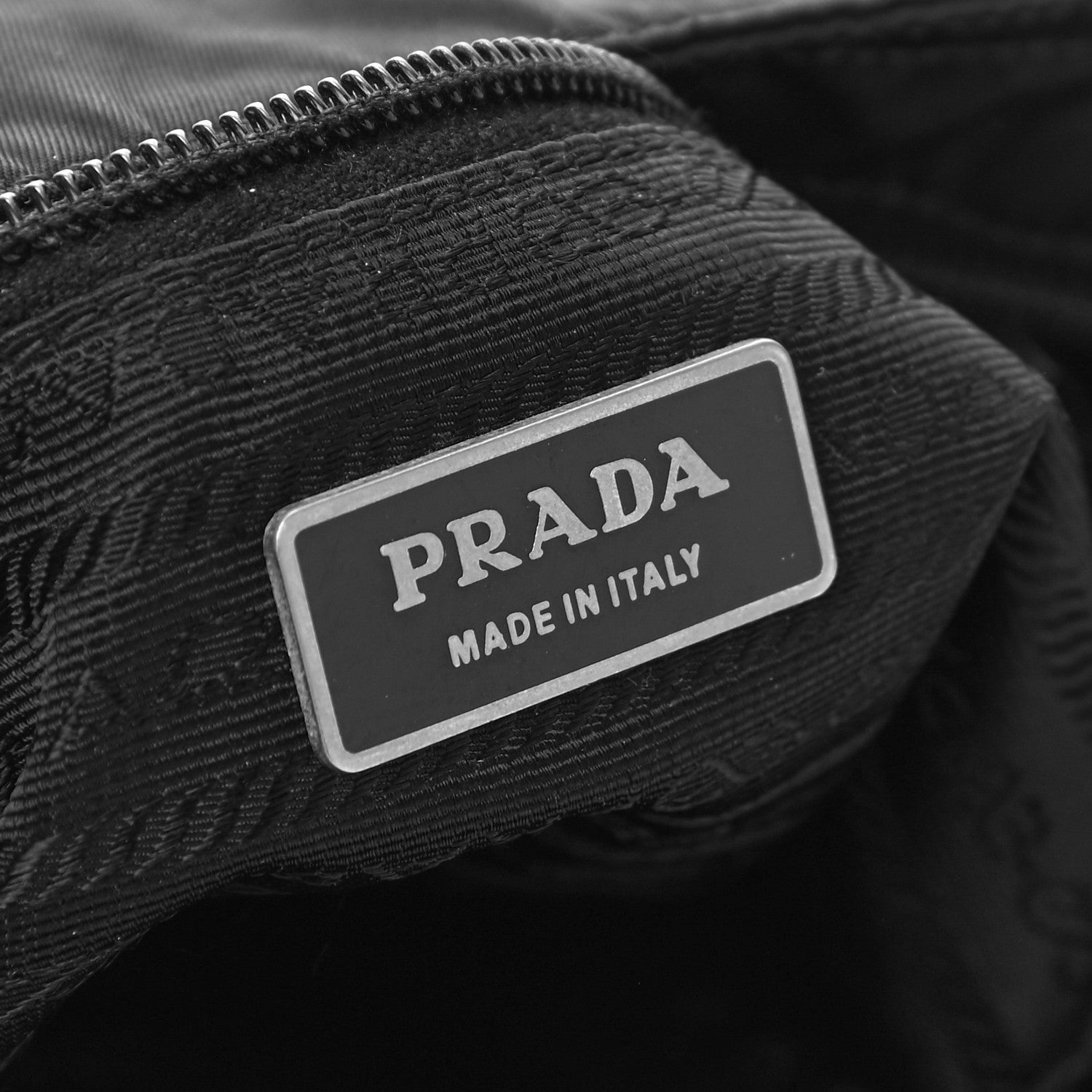 Prada Nylon Vela Flat Messenger Bag Black 5 of 8