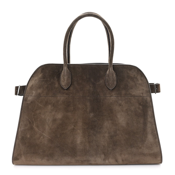 The Row Suede Soft Margaux 15 Nut Brown 1857879 – FASHIONPHILE