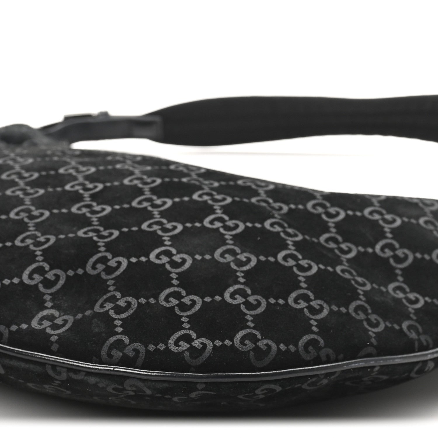 Gucci Suede Guccissima Hobo Black 10 of 10