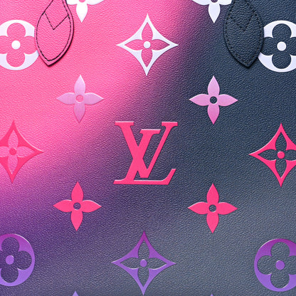 Louis Vuitton Monogram Giant Spring In The City Neverfull MM Midnight Fuchsia 9 of 11