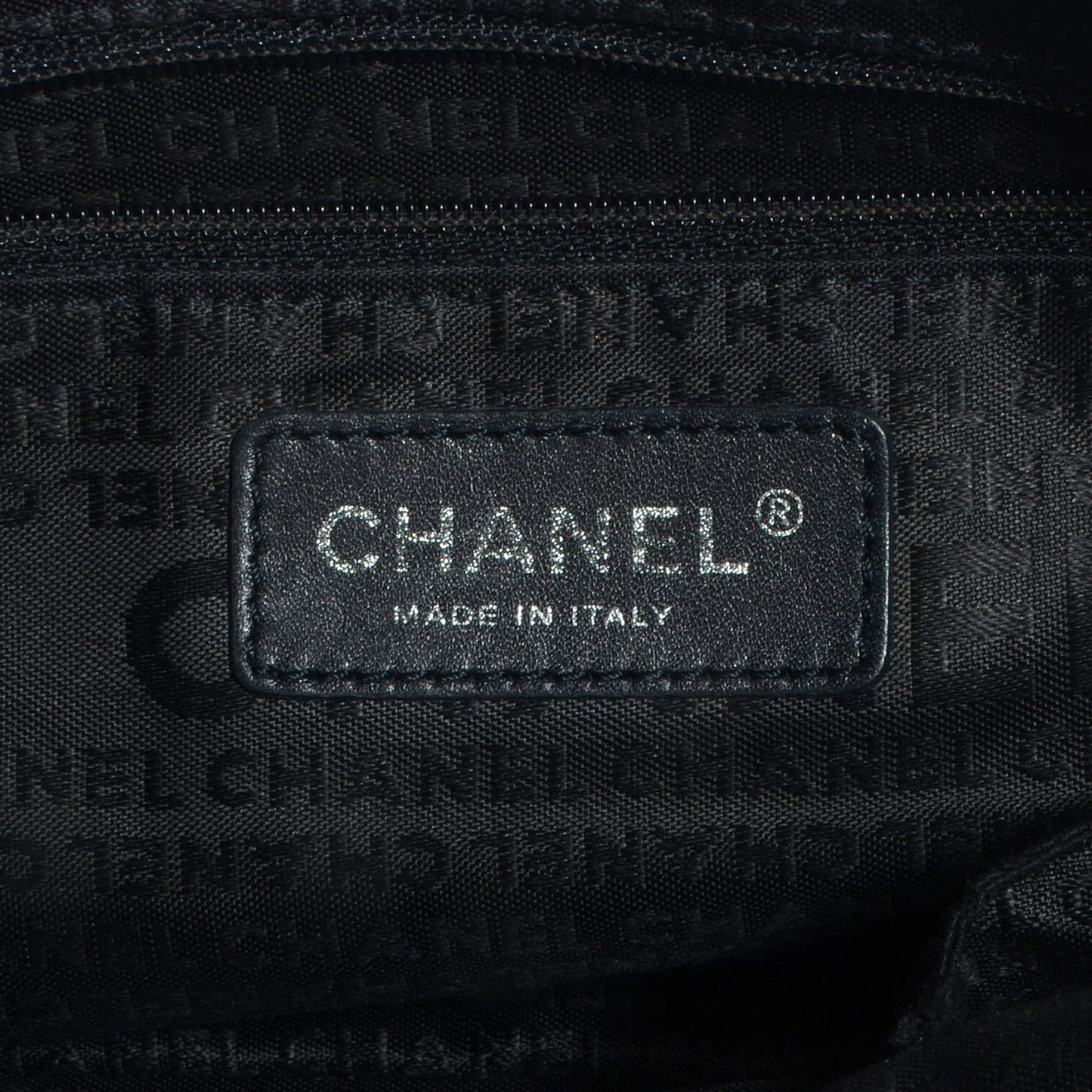 Caviar Square Stitched Tote Black