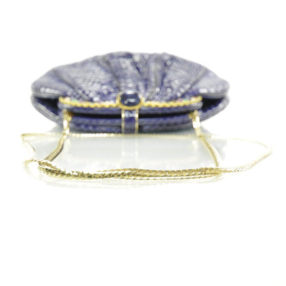 Judith Leiber Snakeskin Evening Bag Purple 5 of 7