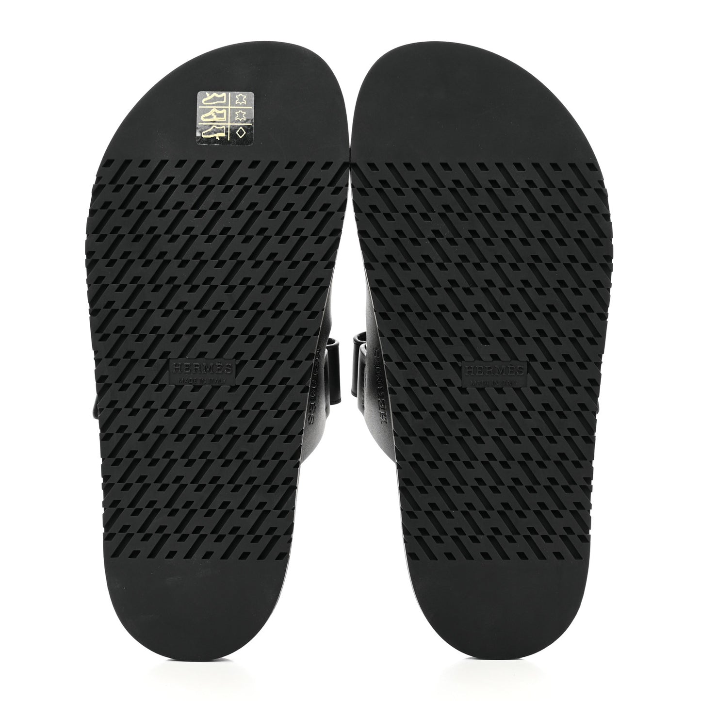 Calfskin Womens Chypre Sandals 37.5 Black