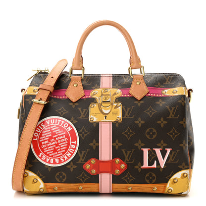 Louis Vuitton Monogram Summer Trunks Speedy Bandouliere 30 1 of 11