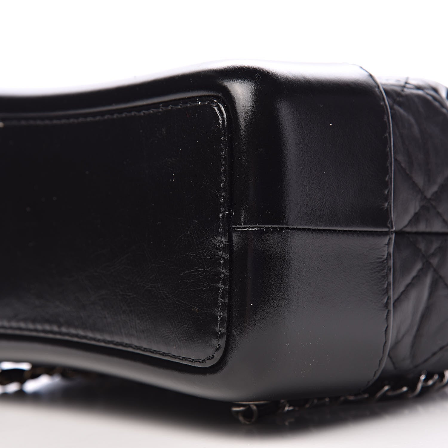 Chanel Aged Calfskin Quilted Small Gabrielle Backpack Black 9 of 11