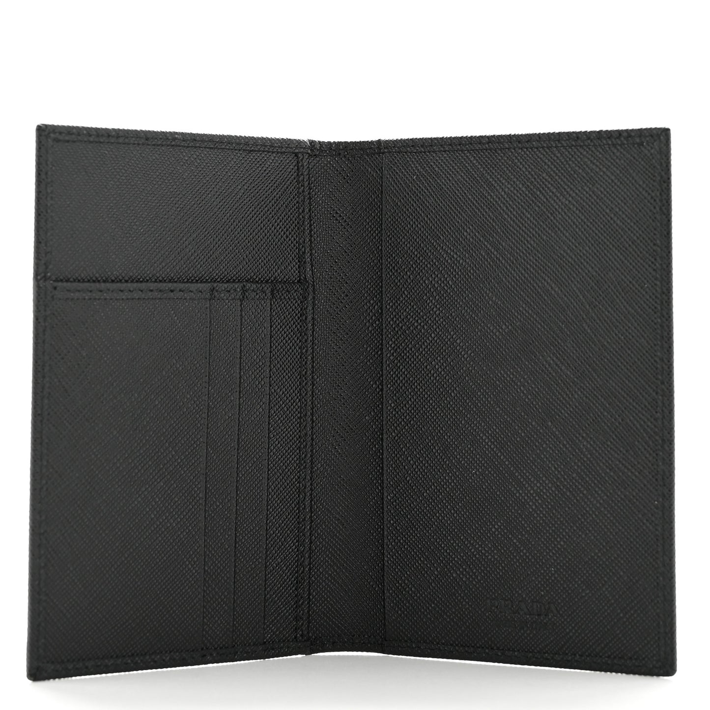 Saffiano Passport Holder Black