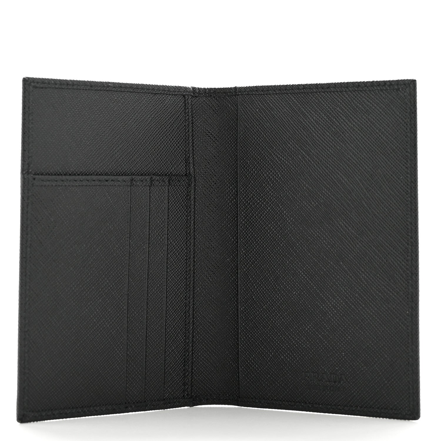 Prada Saffiano Passport Holder Black 5 of 8