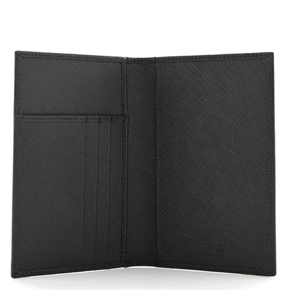 Prada Saffiano Passport Holder Black 5 of 8